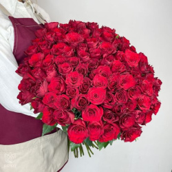 Букет Букет из 101 красной розы под ленту