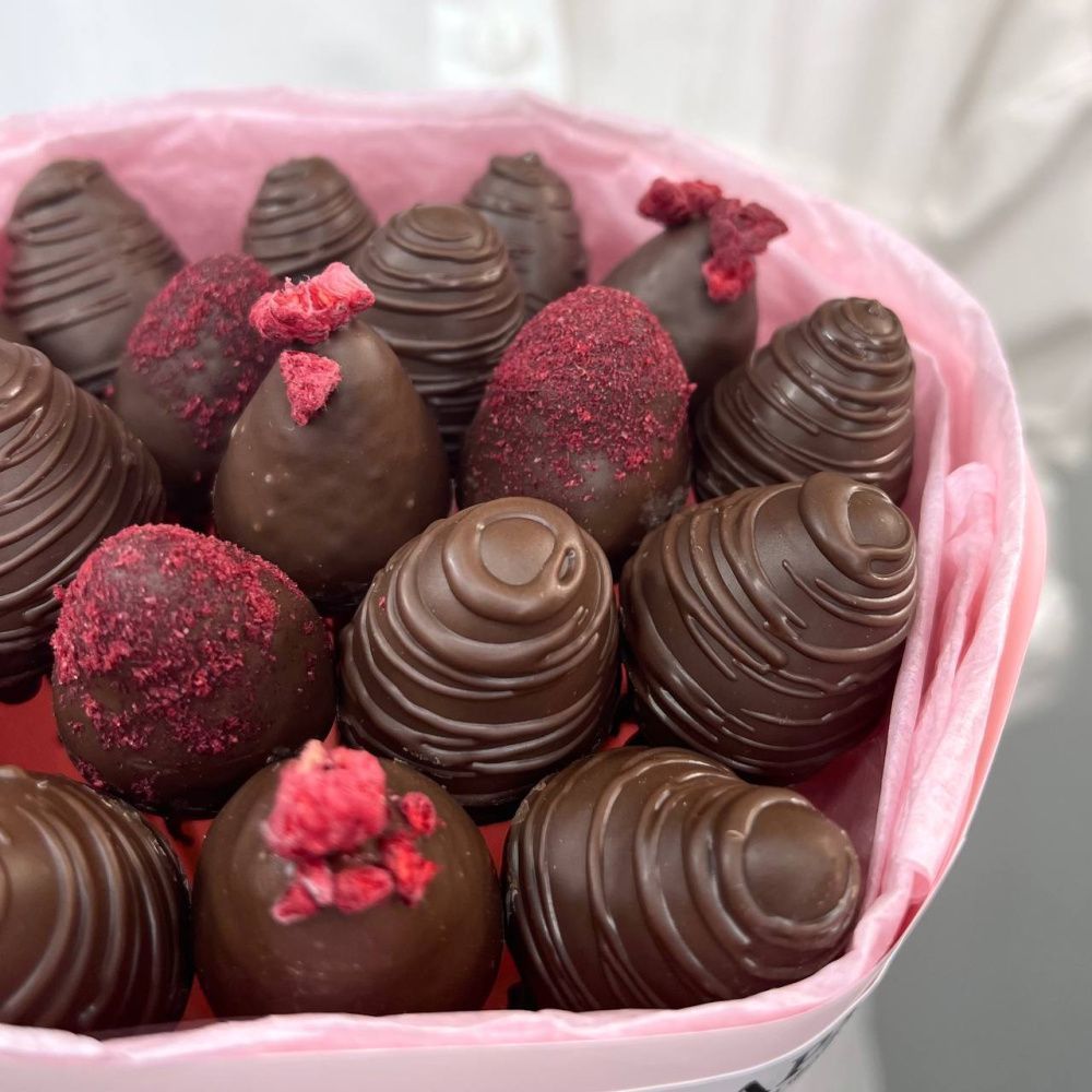 Букет Клубничная симфония