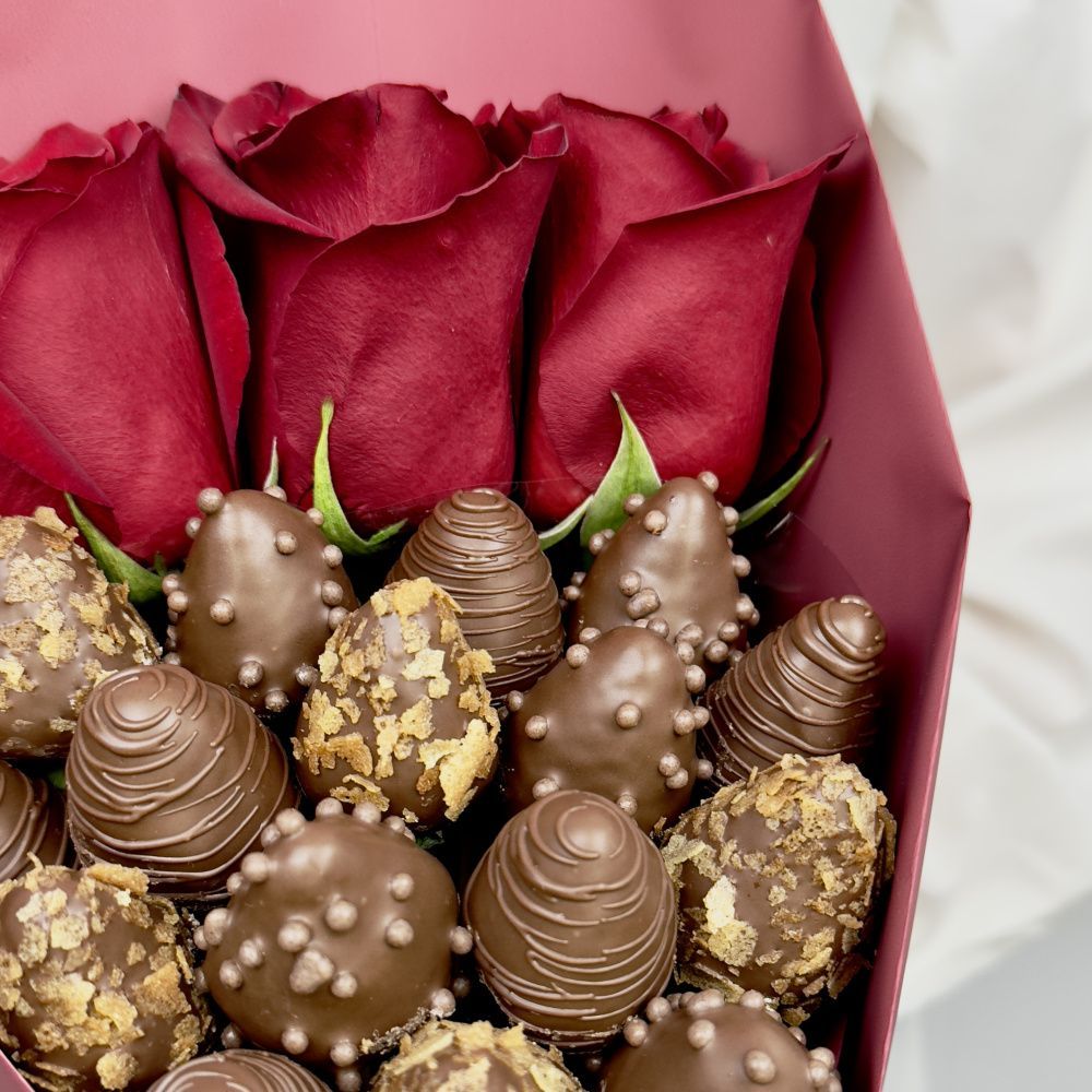 Букет Красное золото