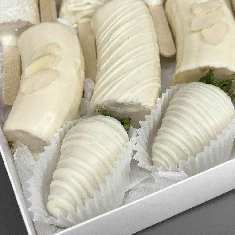 Букет Бананы в шоколаде Шоколадная вуаль