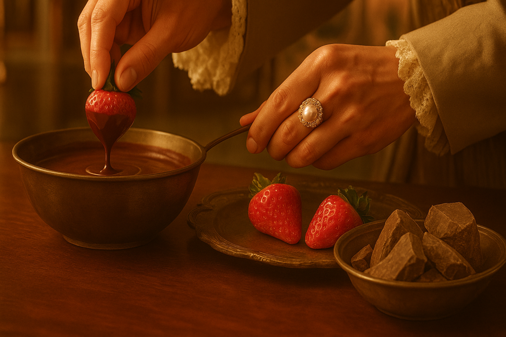 История появления клубники в шоколаде