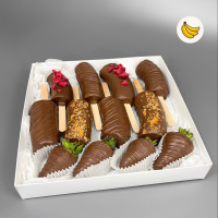 Букет Бананы в шоколаде Шоколадный гранд