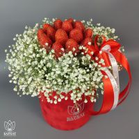 Букет Летняя сказка в красном боксе