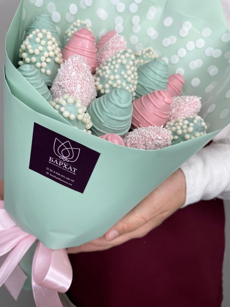 Букет Клубничный рай