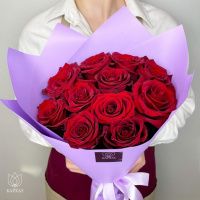Букет Монобукет из 11 красных роз