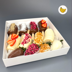 Букет Бананы в шоколаде Фруктово-ягодный микс