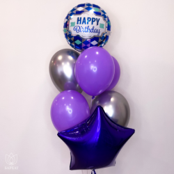 Букет Фонтан шаров №592